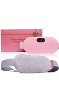 Rechargeable Electric Heating Eye Mask with Digital Temperature Control & Adjustable Strap (Pink)