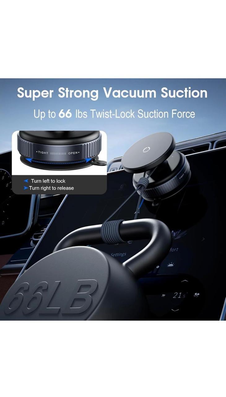 360° Magnetic Car Phone Holder – Universal Dashboard Mount with Strong Magnetic Lock & Adjustable Viewing Angle